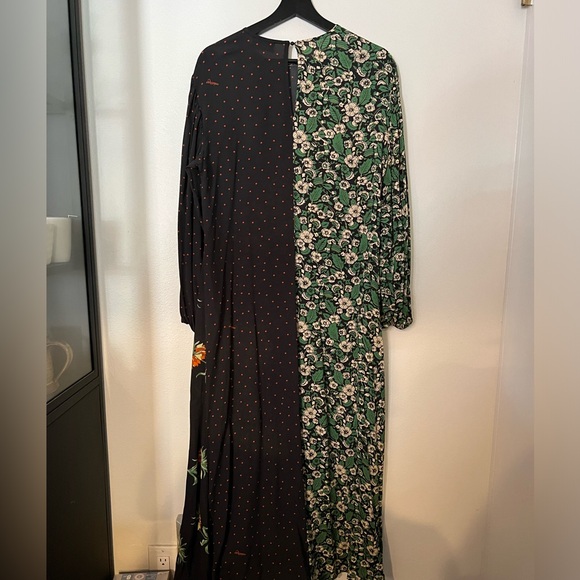 Long patchwork dress Ottod’ame made in Italy size 4 viscose - Picture 4 of 7